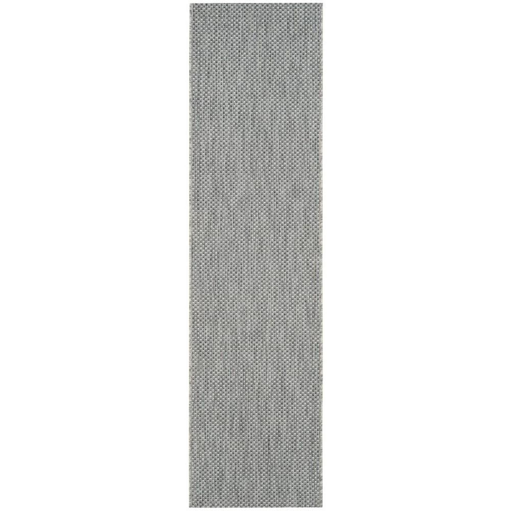 COURTYARD, GREY / NAVY, 2'-3" X 8', Area Rug, CY8521-36812-28. Picture 1