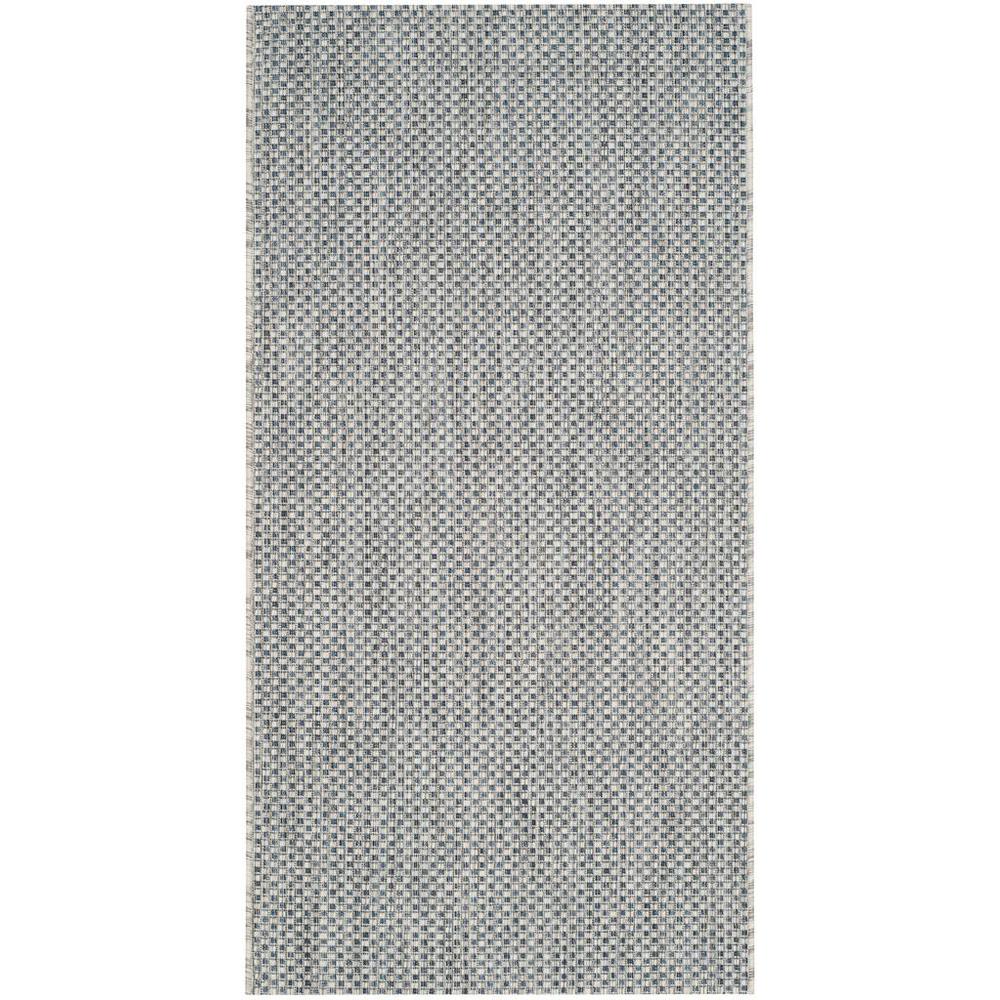 COURTYARD, GREY / NAVY, 2'-7" X 5', Area Rug, CY8521-36812-3. Picture 1