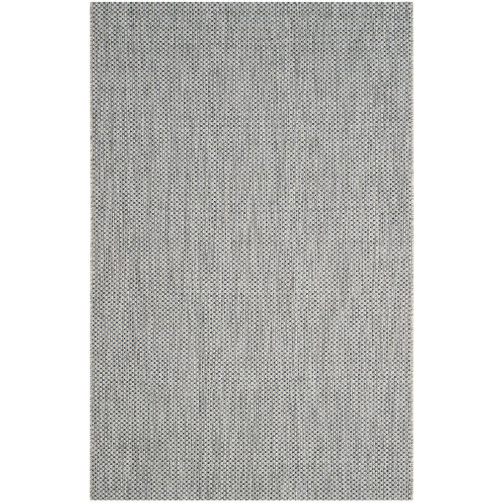 COURTYARD, GREY / NAVY, 6'-7" X 9'-6", Area Rug, CY8521-36812-6. Picture 1