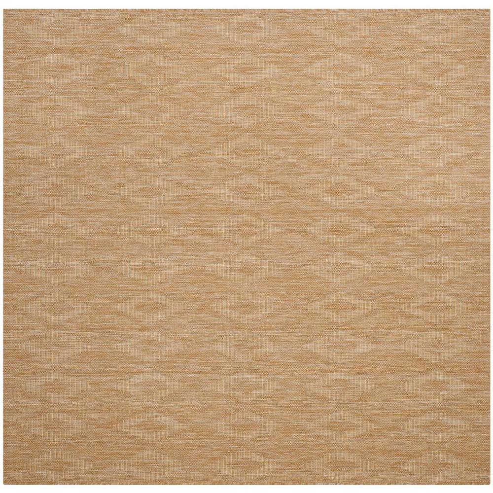 COURTYARD, NATURAL / NATURAL, 5'-3" X 5'-3" Square, Area Rug. Picture 1