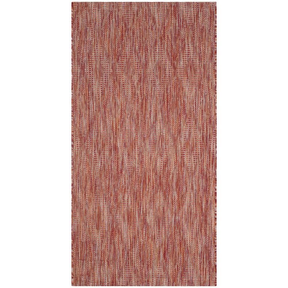 COURTYARD, RED / RED, 2'-7" X 5', Area Rug, CY8522-36522-3. Picture 1