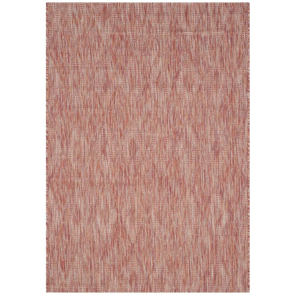 COURTYARD, RED / RED, 4' X 5'-7", Area Rug, CY8522-36522-4. Picture 1