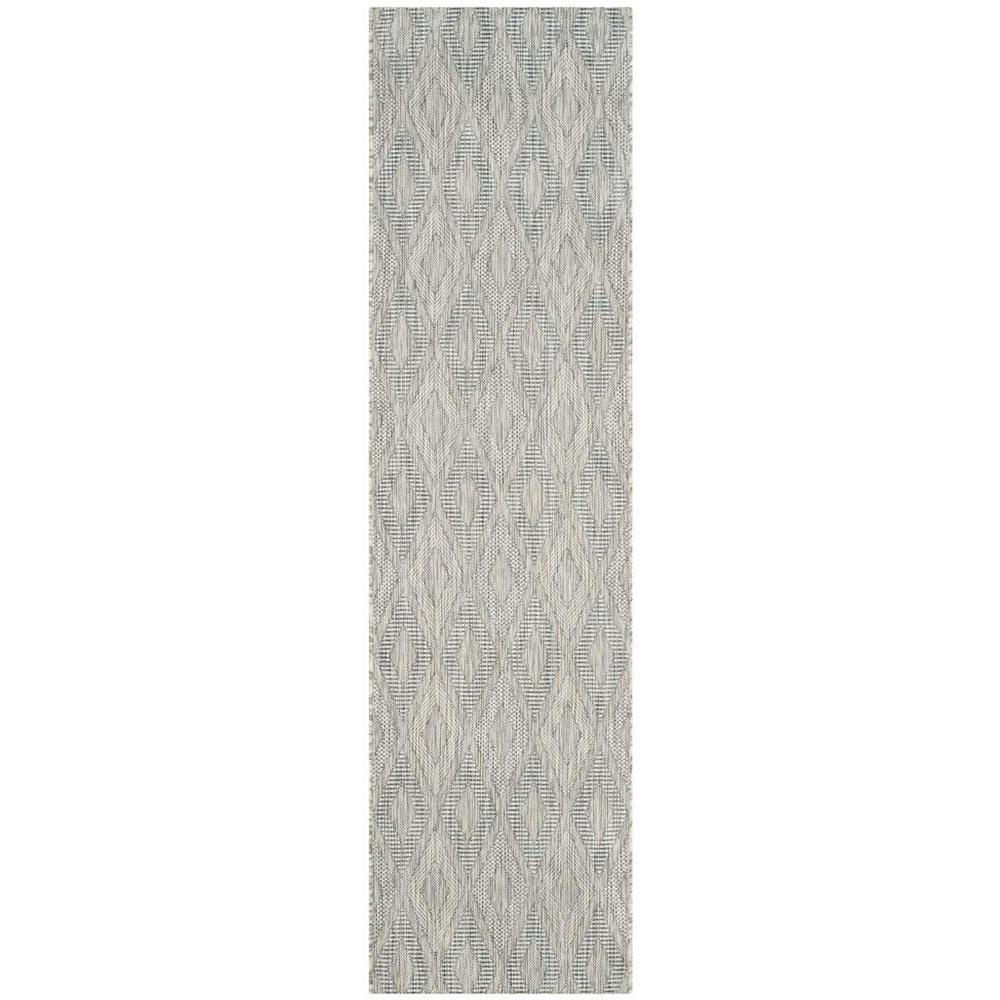 COURTYARD, GREY / GREY, 2'-3" X 8', Area Rug, CY8522-36811-28. Picture 1