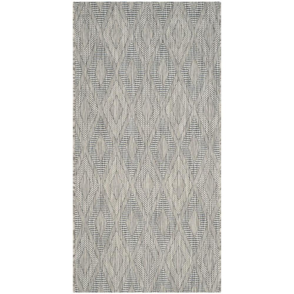COURTYARD, GREY / GREY, 2'-7" X 5', Area Rug, CY8522-36811-3. Picture 1