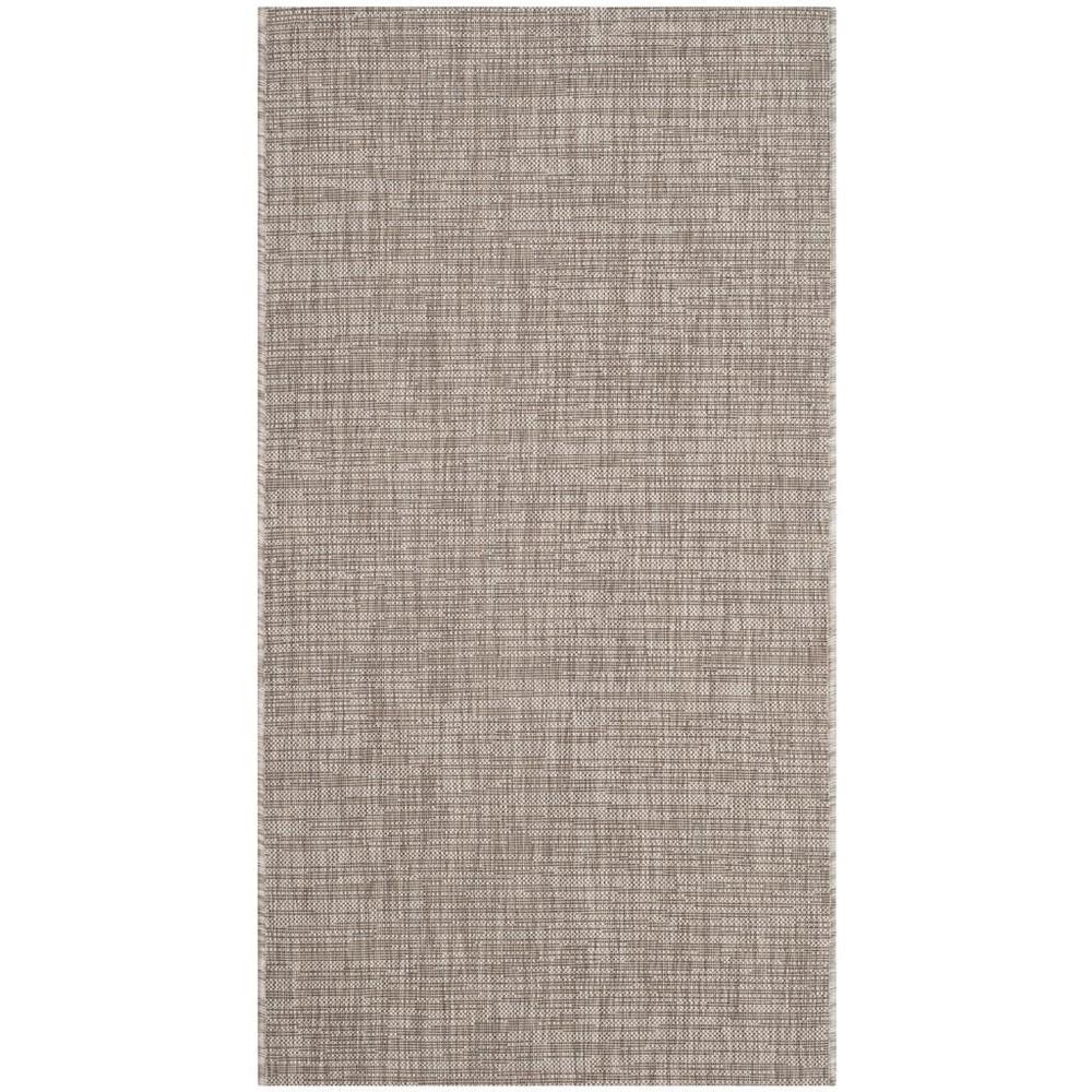 COURTYARD, LIGHT BROWN, 2'-7" X 5', Area Rug. Picture 1