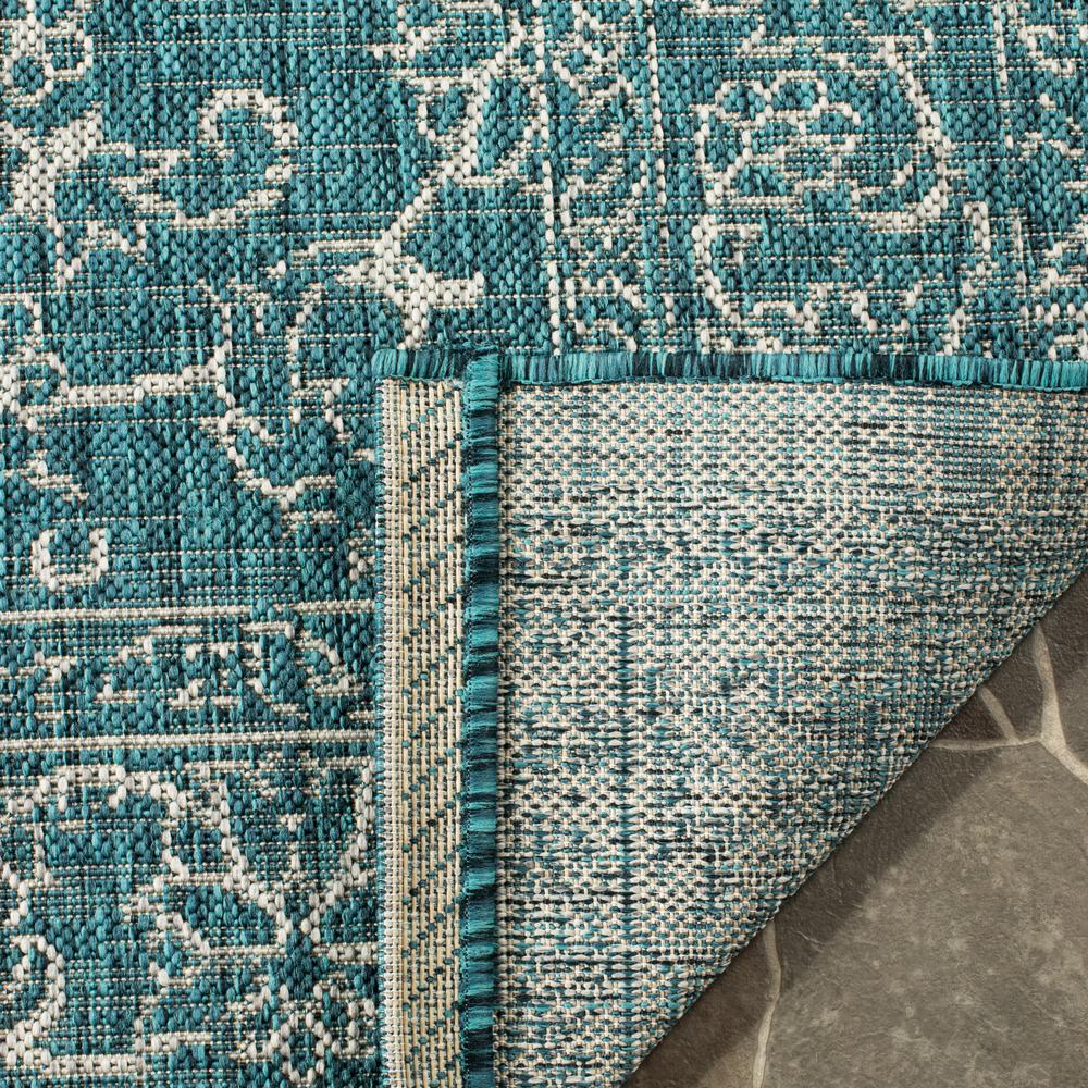 COURTYARD, TURQUOISE, 5'-3" X 7'-7", Area Rug. Picture 9