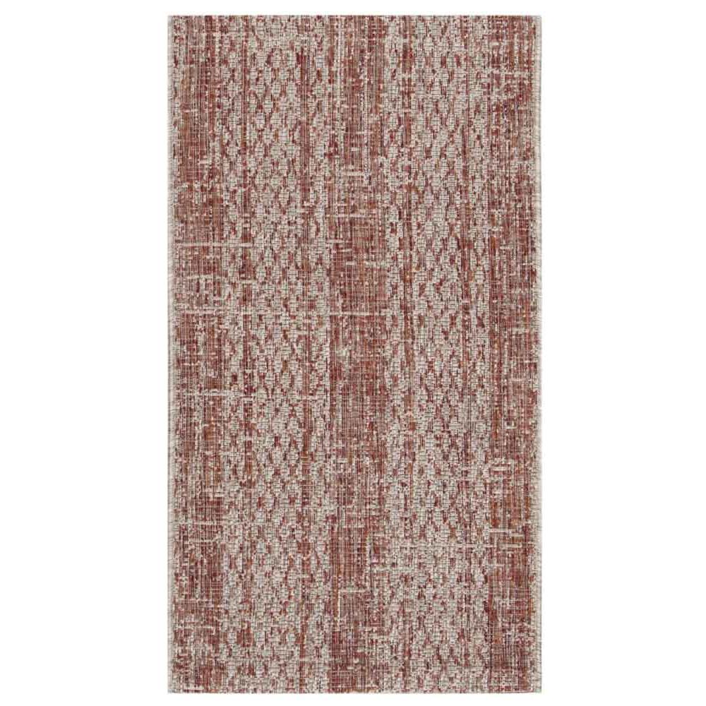 COURTYARD, LIGHT BEIGE / TERRACOTTA, 2' X 3'-7", Area Rug, CY8736-36512-2. The main picture.