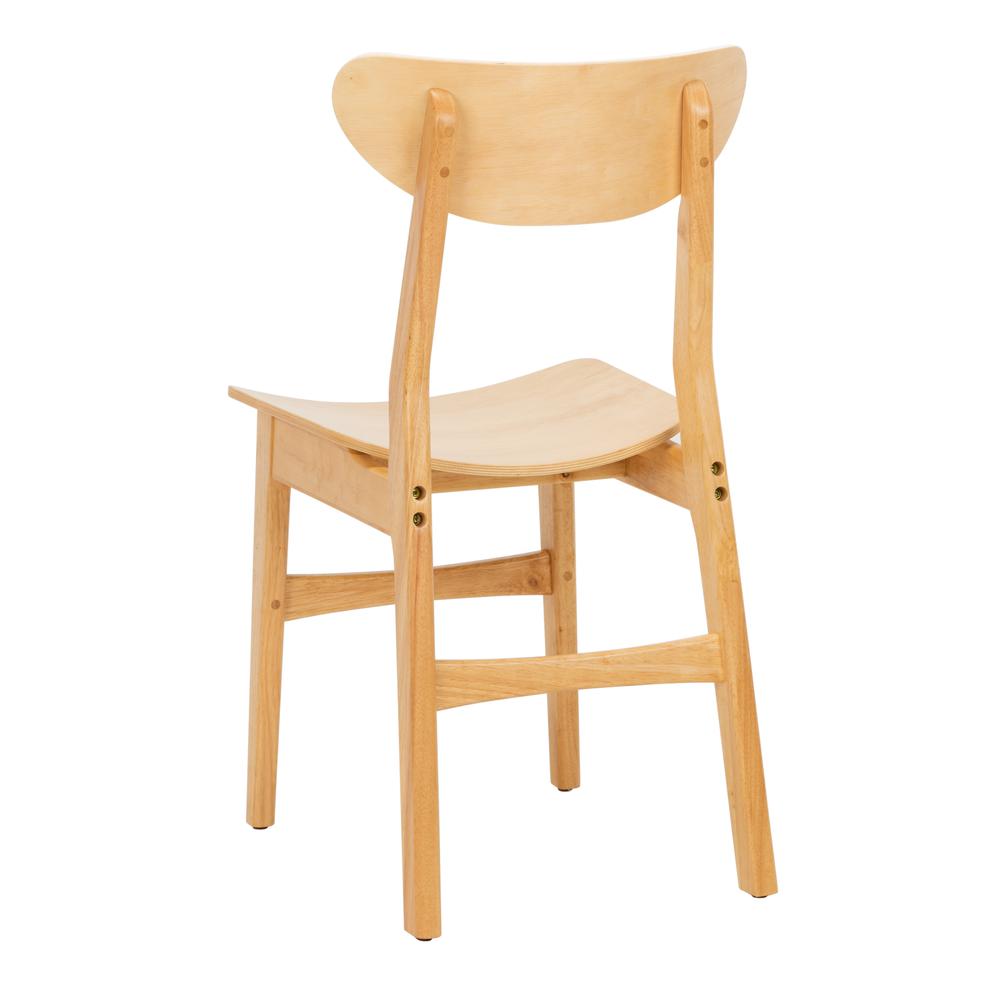 Lucca Retro Dining Chair, Natural. Picture 3