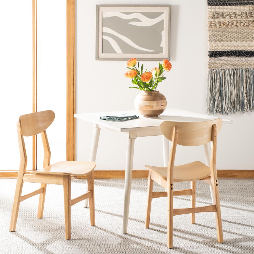 Lucca Retro Dining Chair, Natural. Picture 7