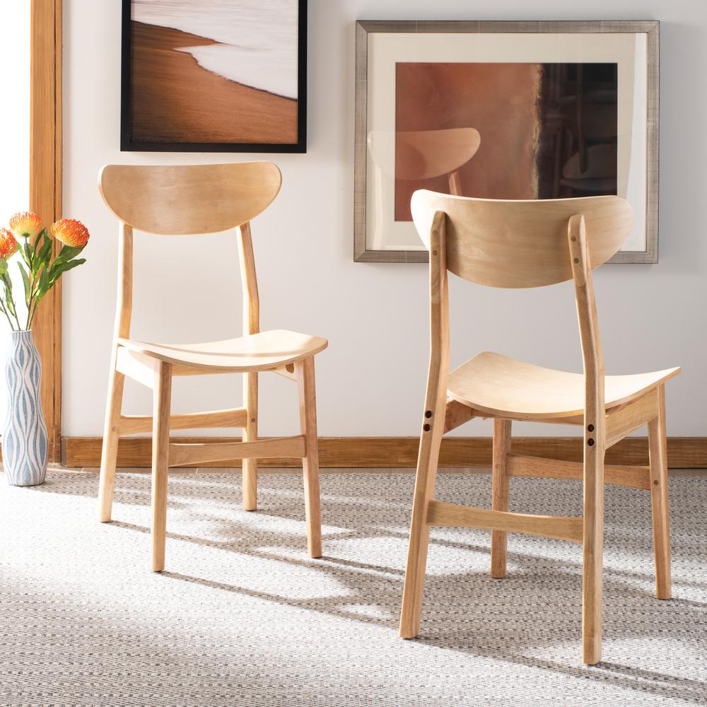 Lucca Retro Dining Chair, Natural. Picture 8
