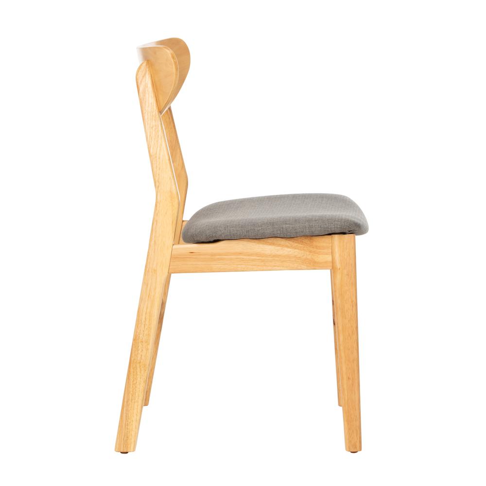 Lucca Retro Dining Chair, Natural/Grey. Picture 10
