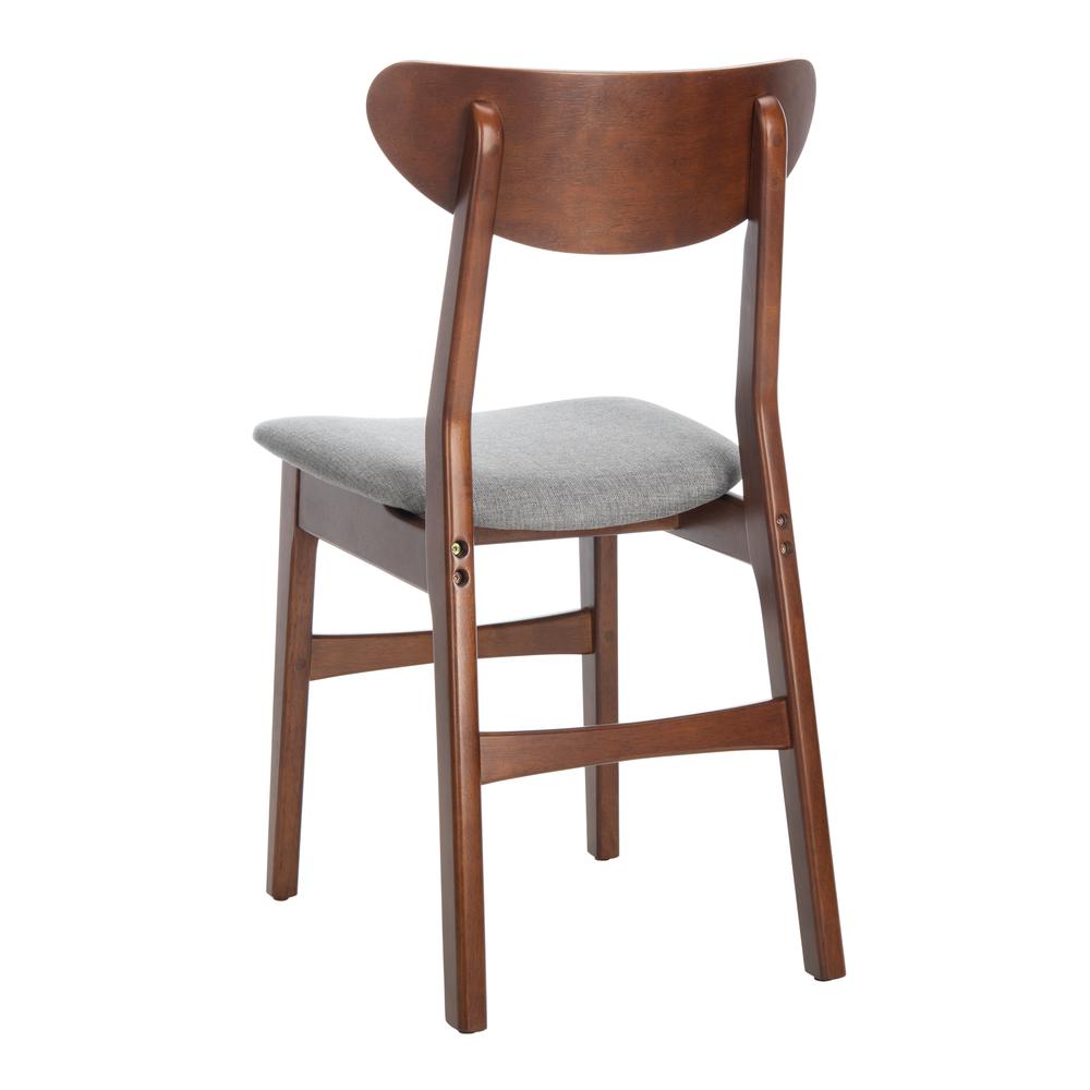 Lucca Retro Dining Chair, Cherry/Grey. Picture 3