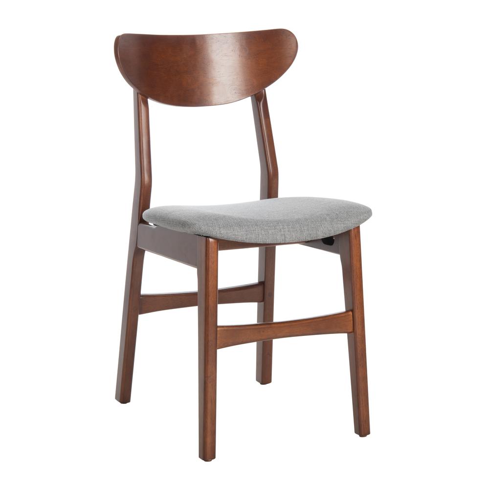 Lucca Retro Dining Chair, Cherry/Grey. Picture 8