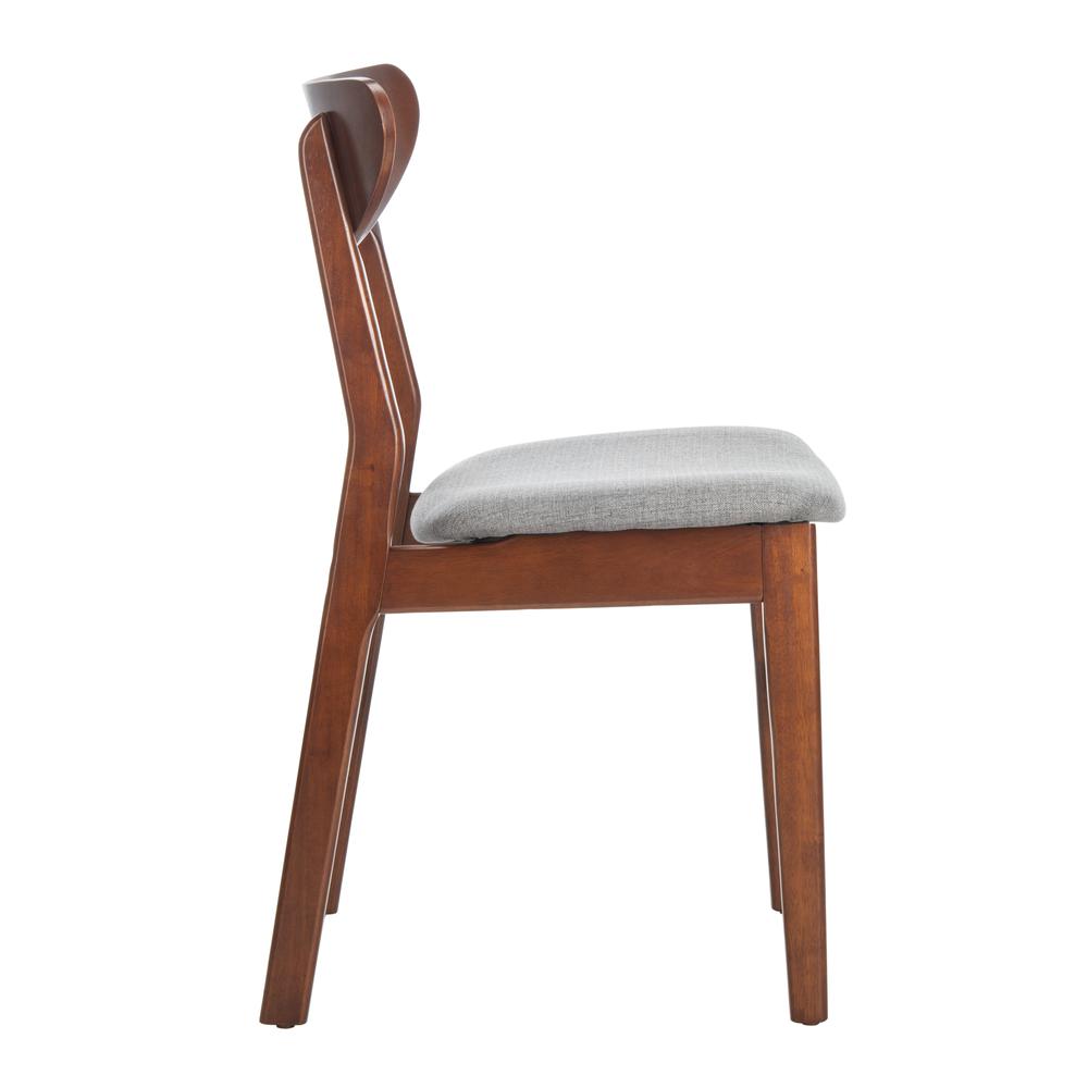 Lucca Retro Dining Chair, Cherry/Grey. Picture 9