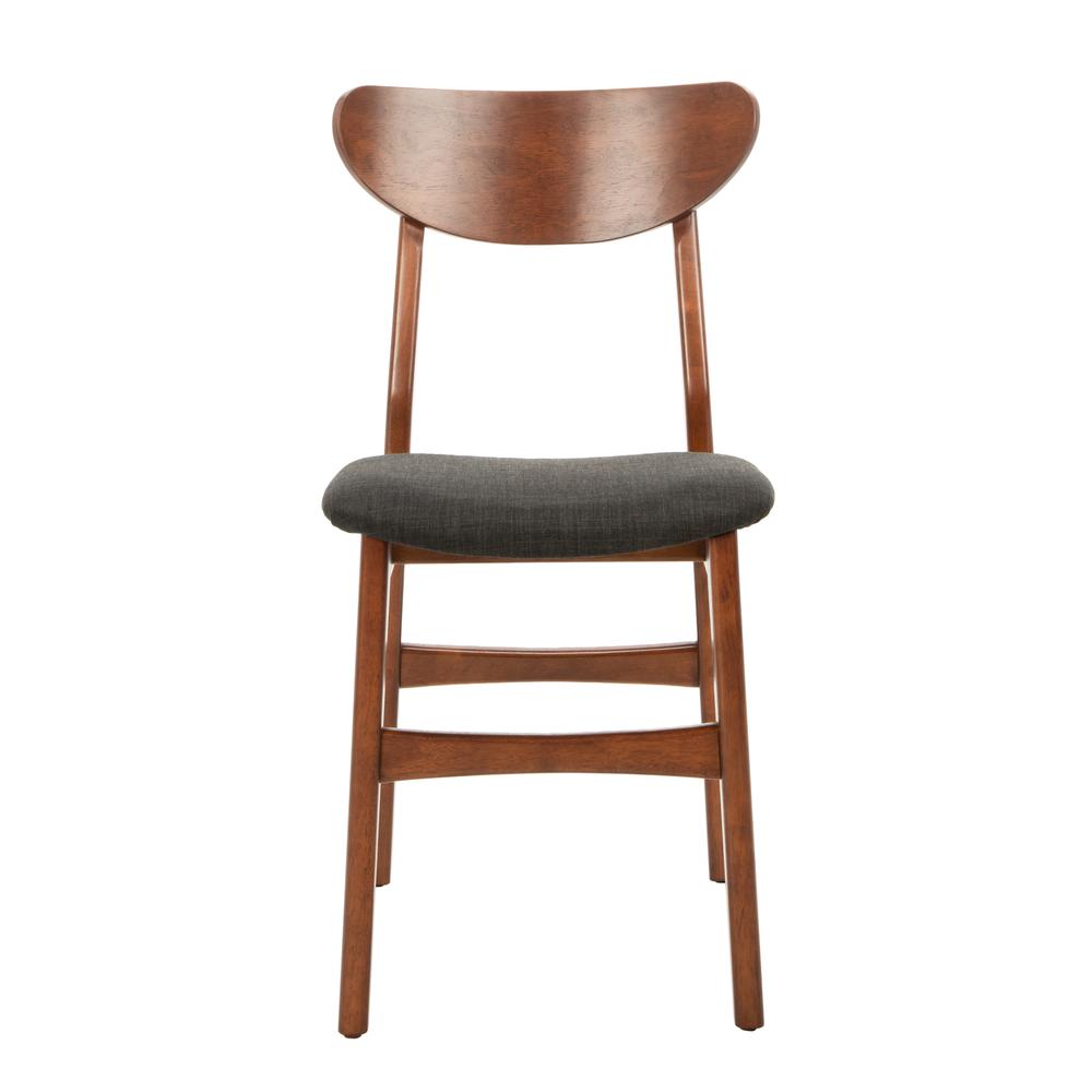 Lucca Retro Dining Chair, Cherry/Black. Picture 1