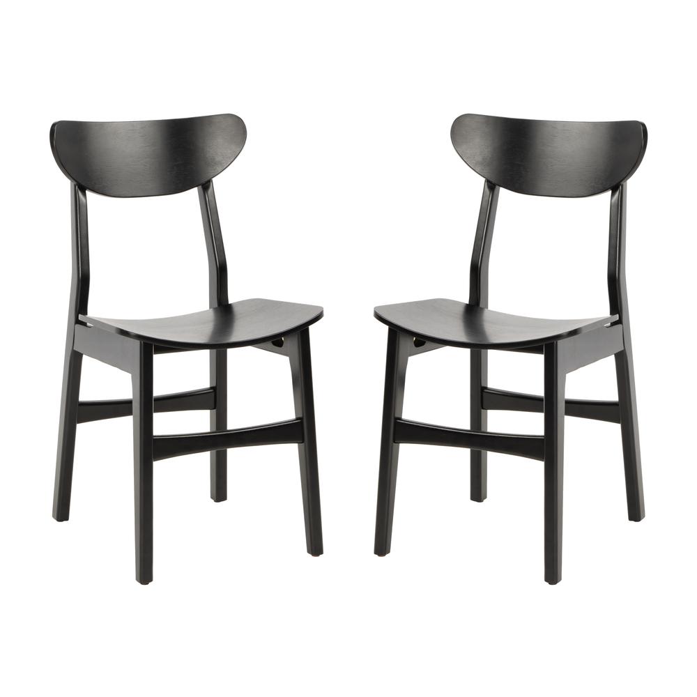 Lucca Retro Dining Chair, Black (Set of 2). Picture 12
