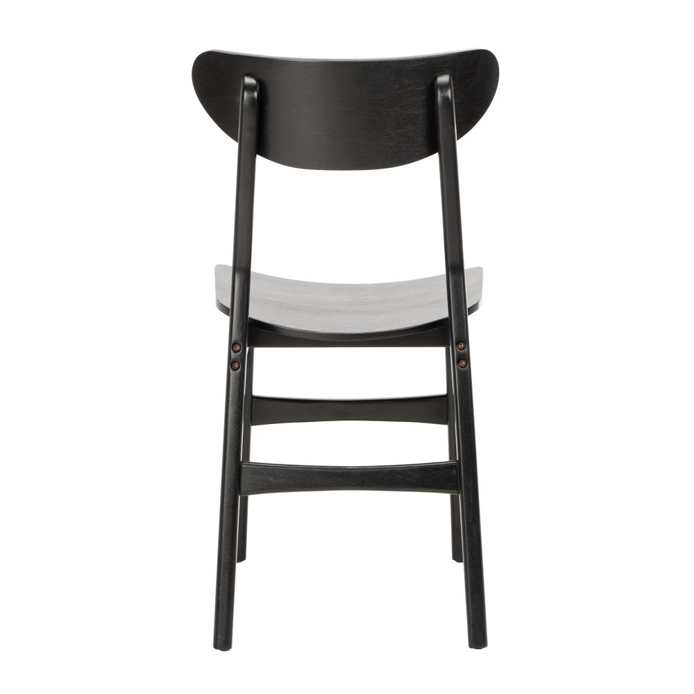 Lucca Retro Dining Chair, Black (Set of 2). Picture 2