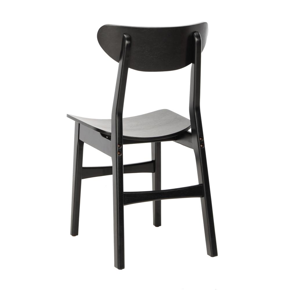 Lucca Retro Dining Chair, Black (Set of 2). Picture 3