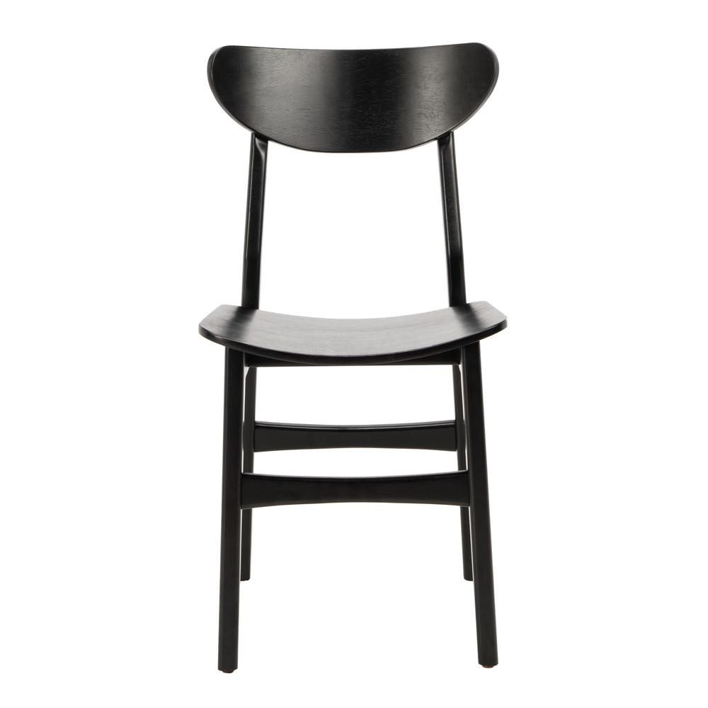 Lucca Retro Dining Chair, Black (Set of 2). The main picture.
