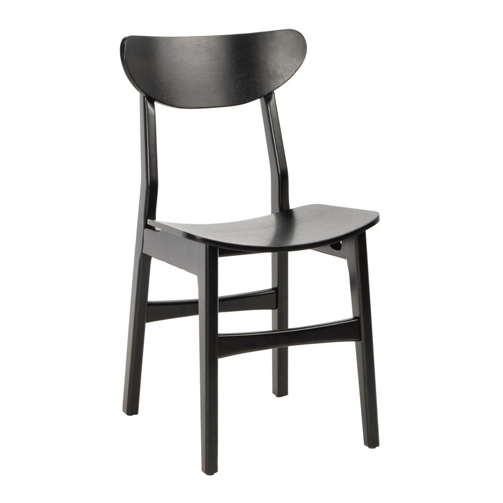 Lucca Retro Dining Chair, Black (Set of 2). Picture 9