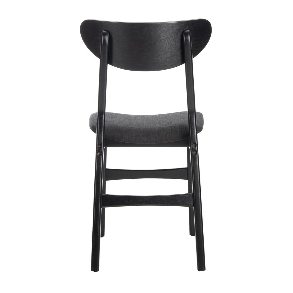 Lucca Retro Dining Chair, Black/Black. Picture 2
