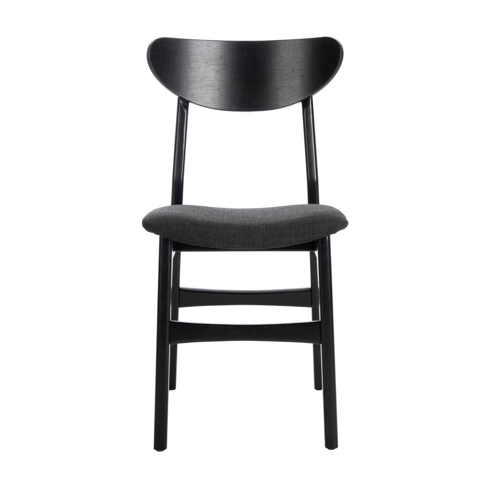 Lucca Retro Dining Chair, Black/Black. Picture 1