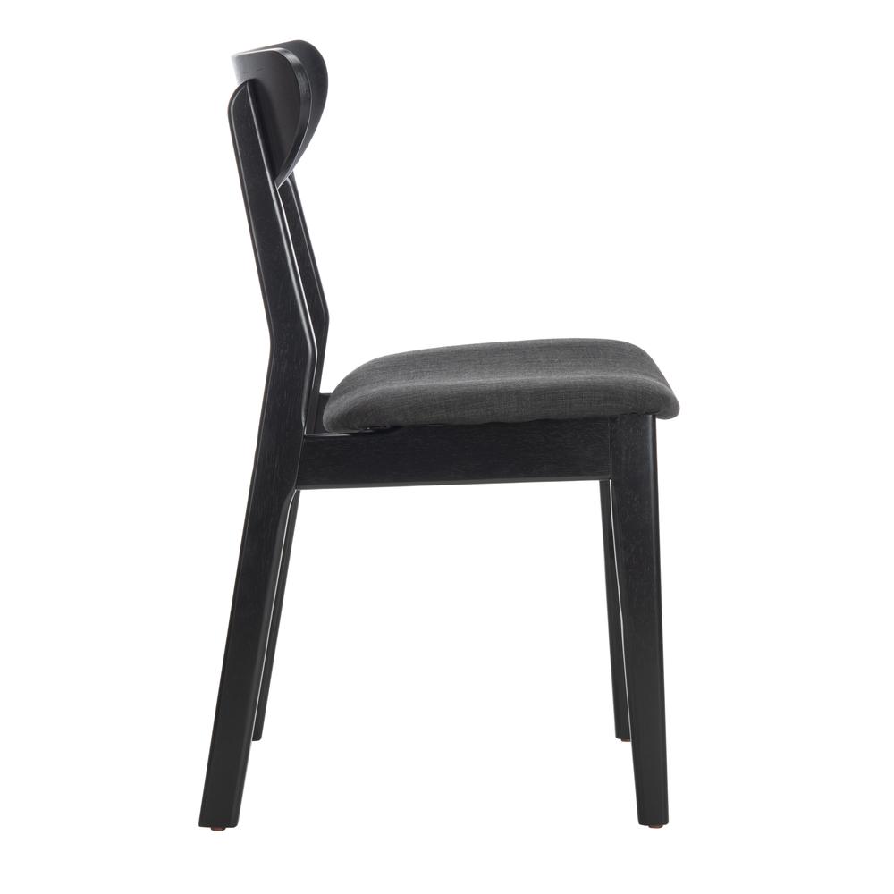 Lucca Retro Dining Chair, Black/Black. Picture 9