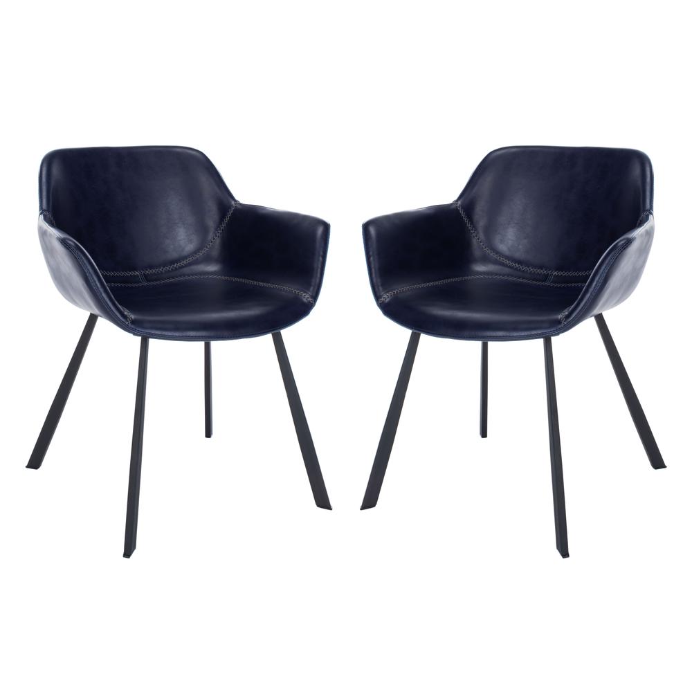 Arlo Mid Century Dining Chair, Midnight Blue. Picture 12