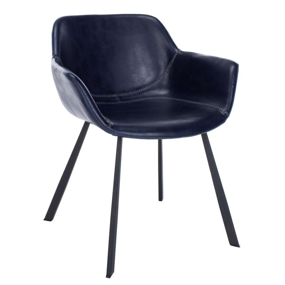 Arlo Mid Century Dining Chair, Midnight Blue. Picture 9