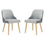 LULU UPHOLSTERED DINING CHAIR, DCH6200B-SET2. The main picture.