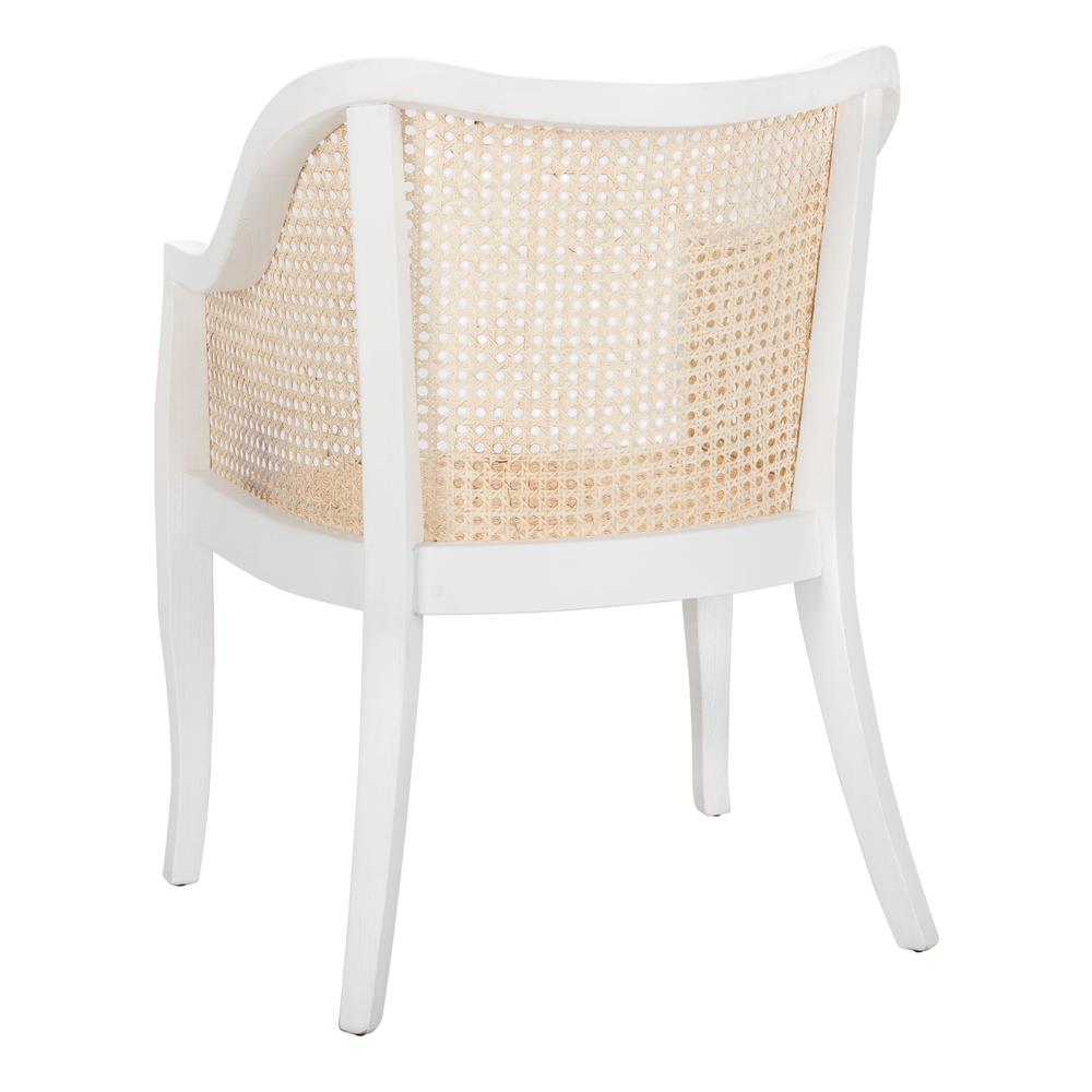 Maika  Dining Chair, White/Natural. Picture 3