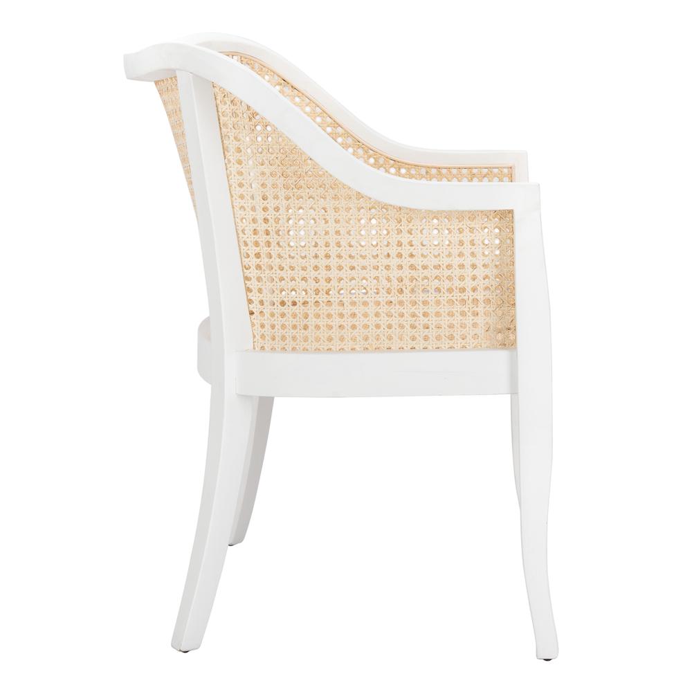 Maika  Dining Chair, White/Natural. Picture 8