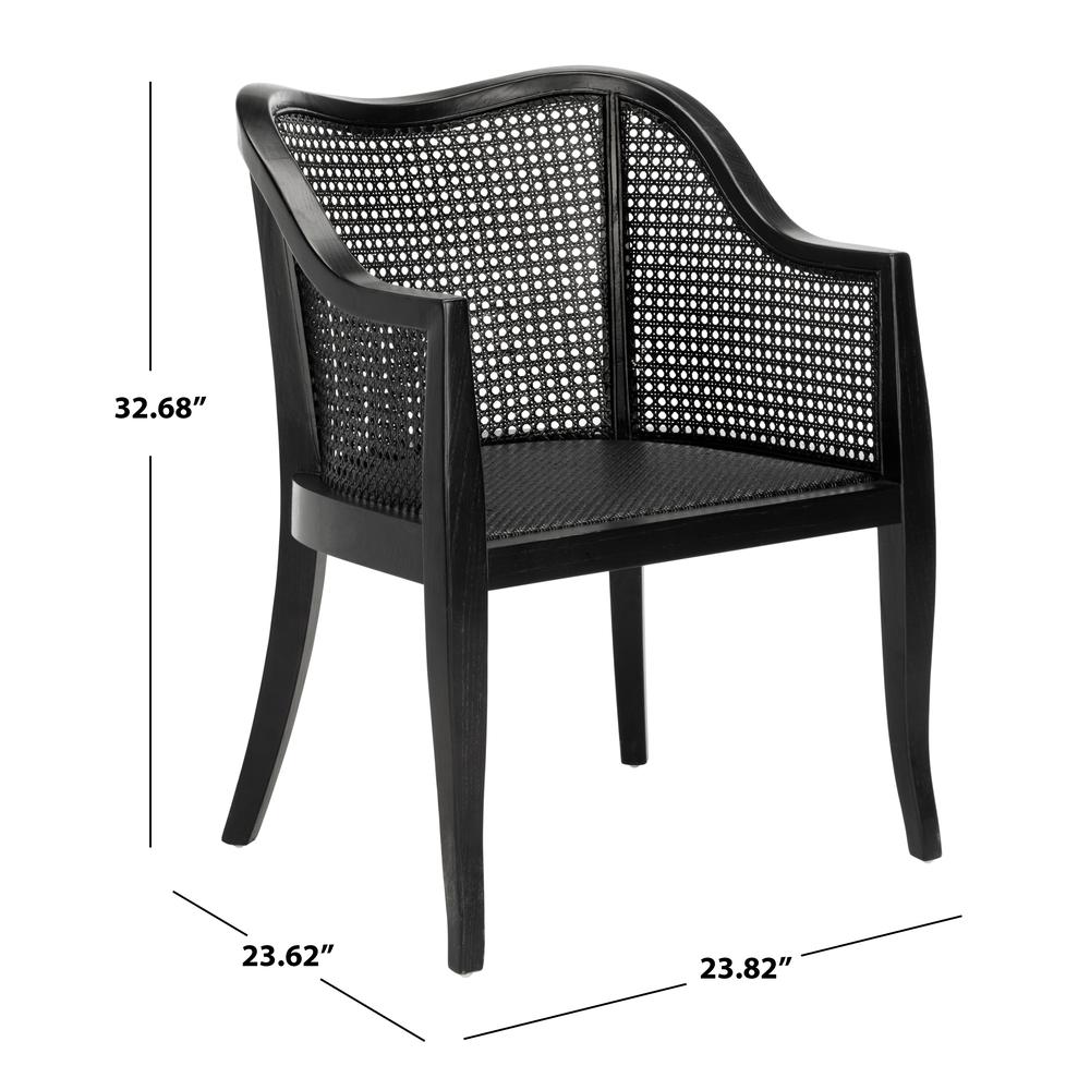 Maika  Dining Chair, Black. Picture 5