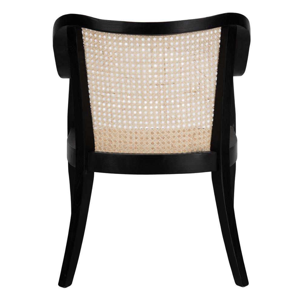 Maika Dining Chair, Black/Natural. Picture 2