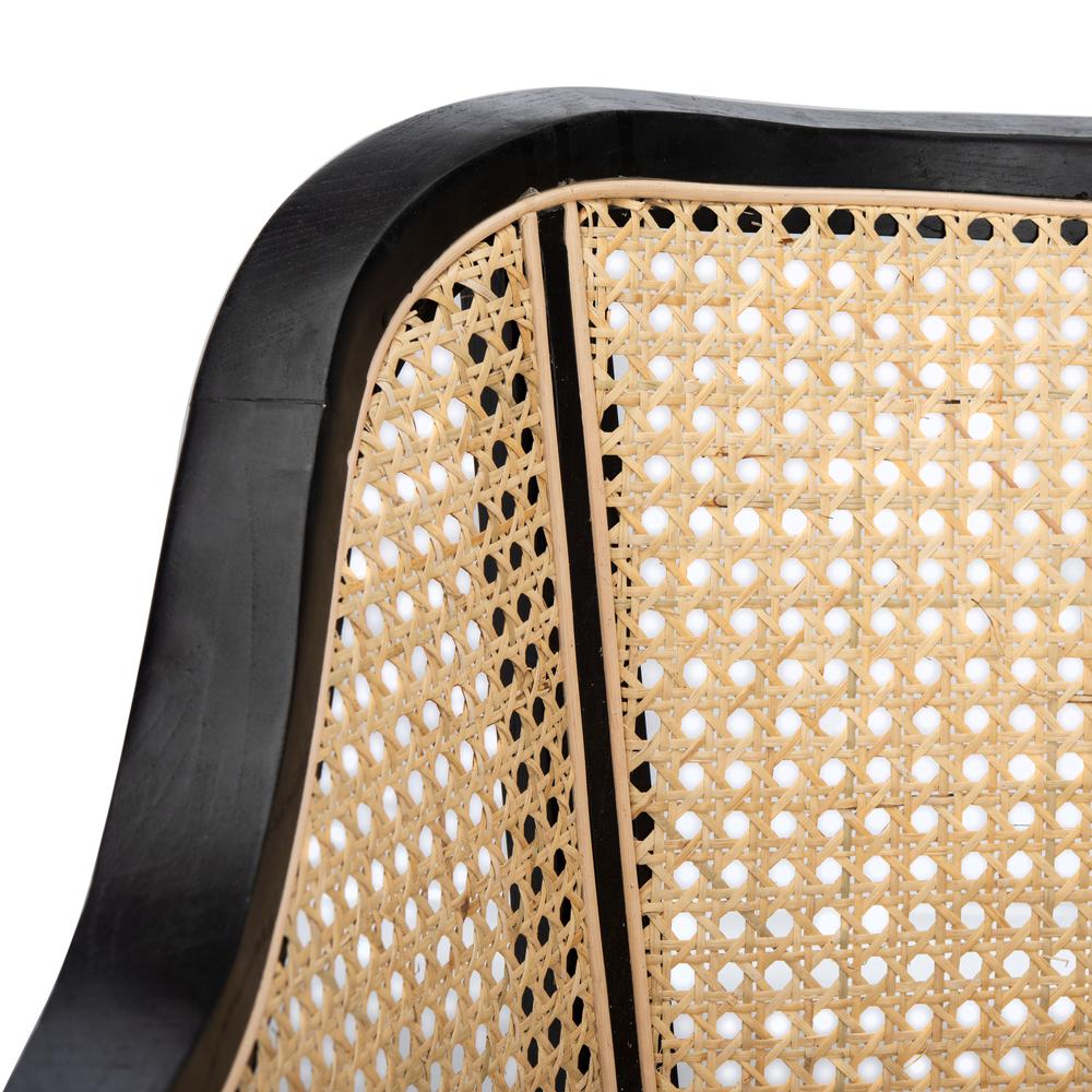 Maika Dining Chair, Black/Natural. Picture 4