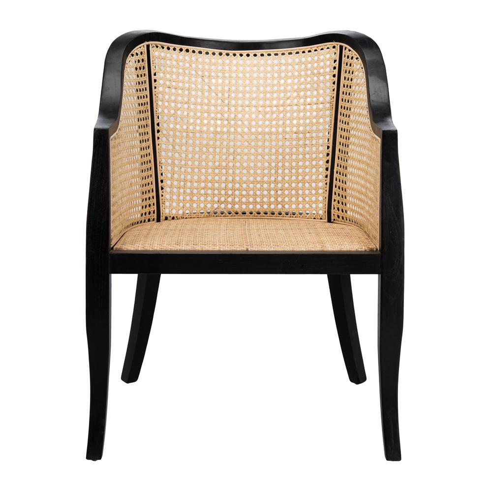Maika Dining Chair, Black/Natural. Picture 1