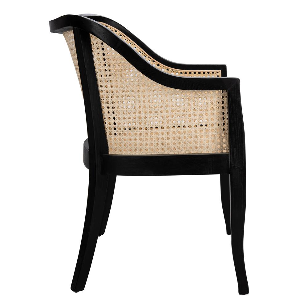 Maika Dining Chair, Black/Natural. Picture 8