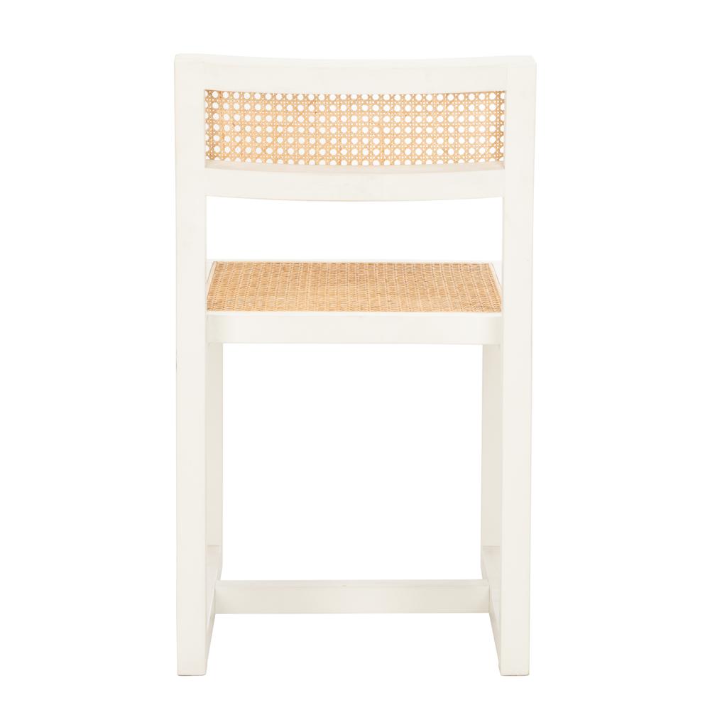Bernice Cane Dining Chair, White/Natural. Picture 2