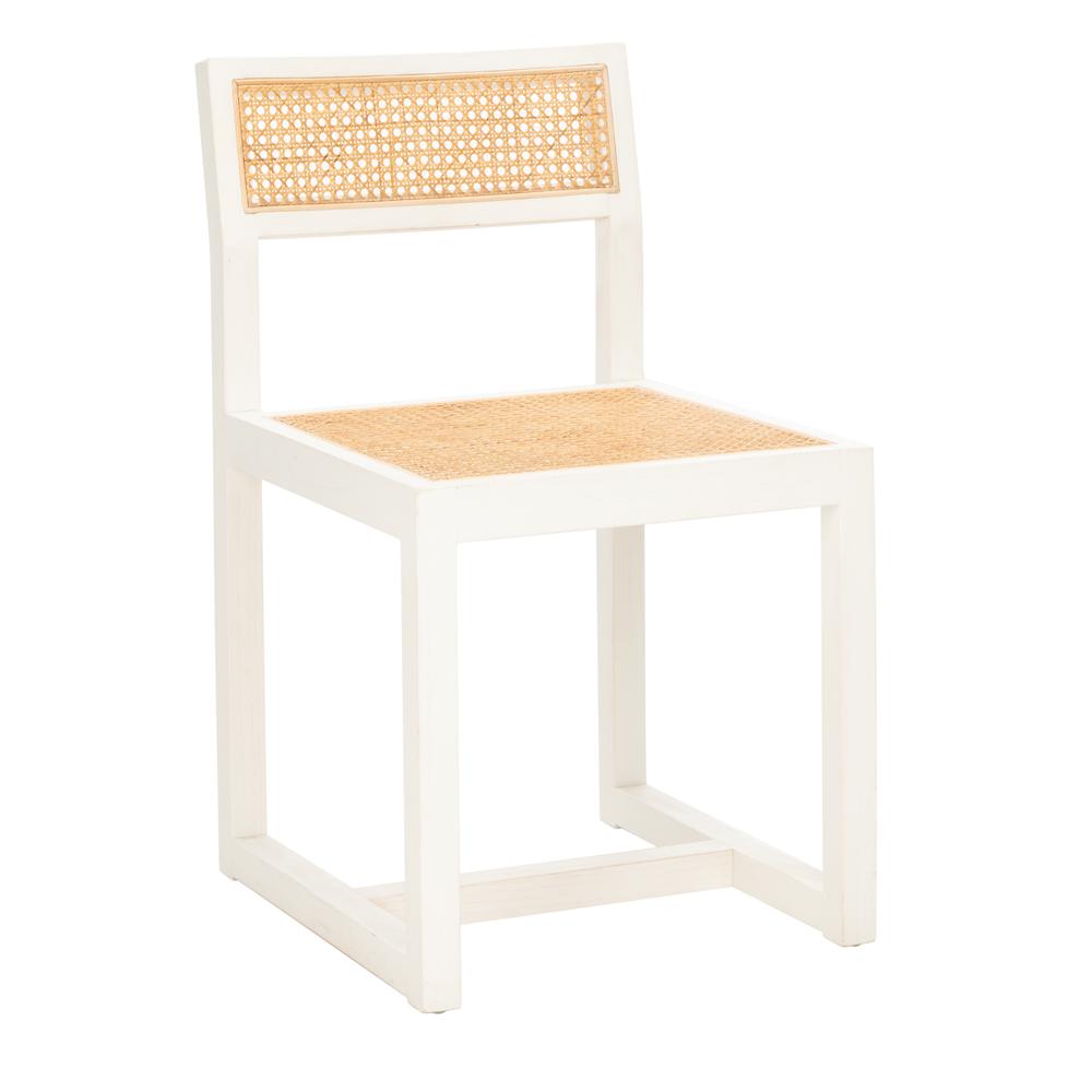 Bernice Cane Dining Chair, White/Natural. Picture 17