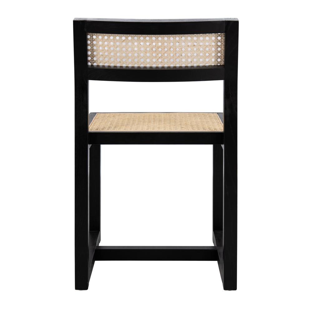 Bernice Cane Dining Chair, Black/Natural. Picture 2