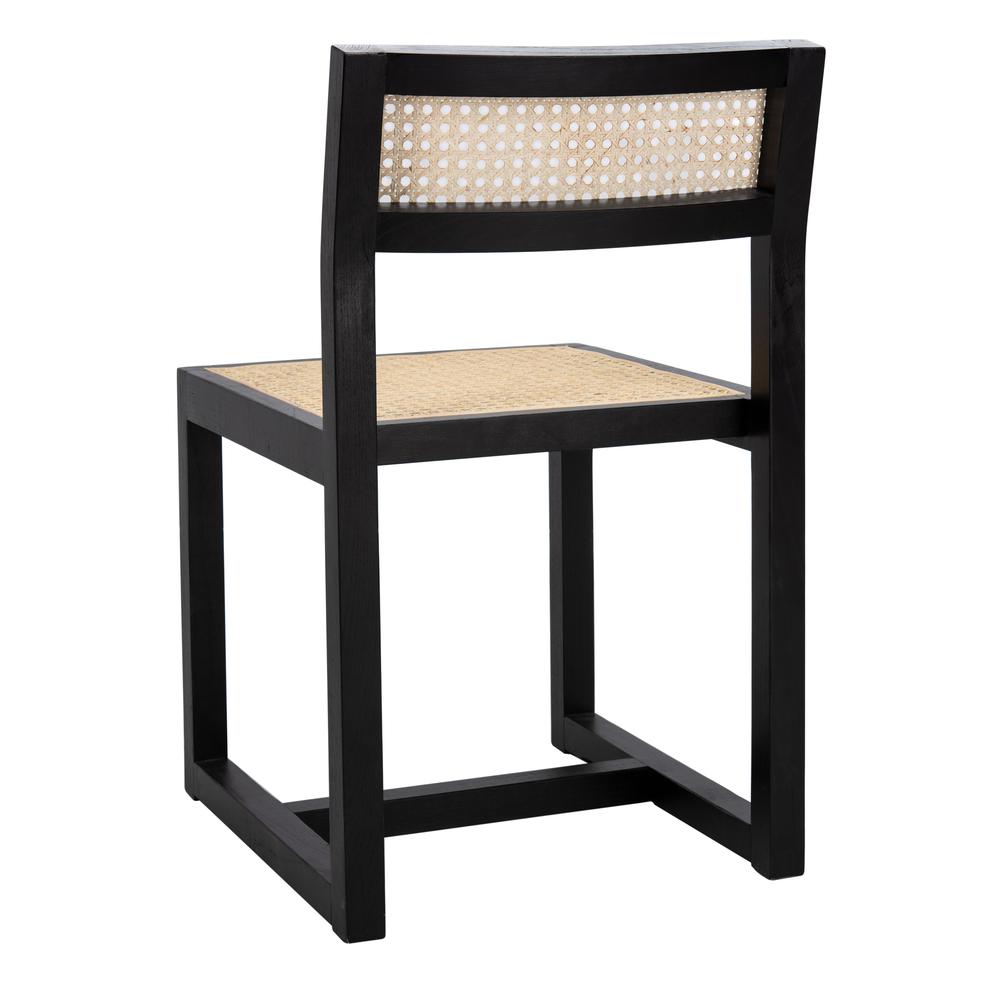 Bernice Cane Dining Chair, Black/Natural. Picture 3