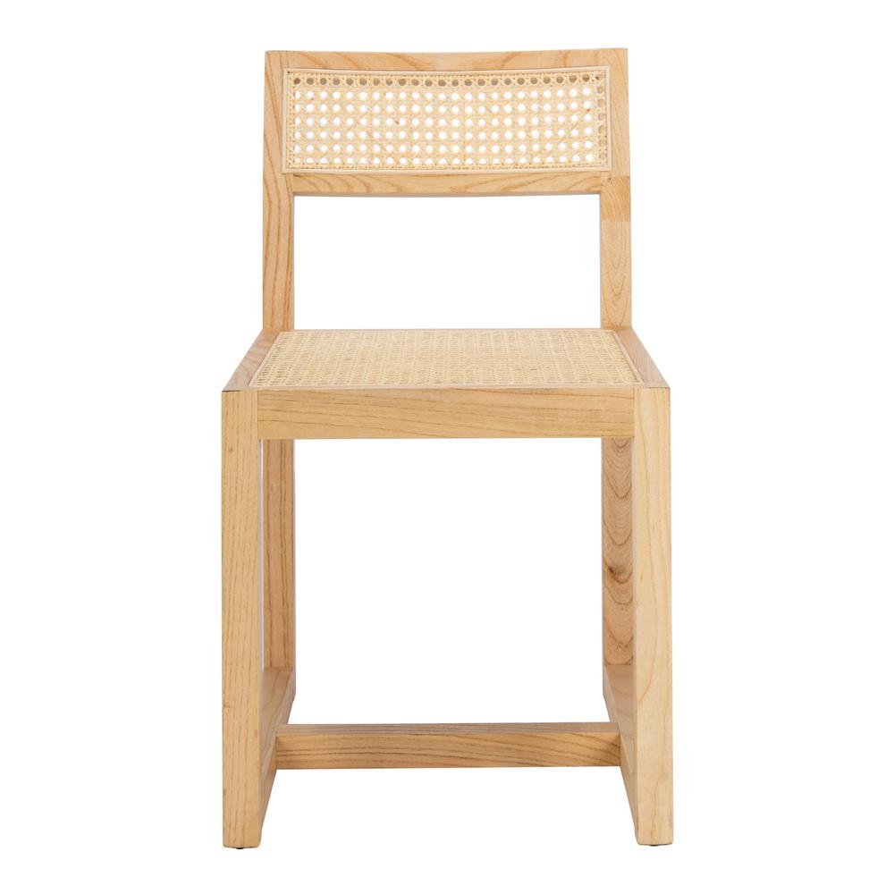 Bernice Cane Dining Chair, Natural. Picture 1