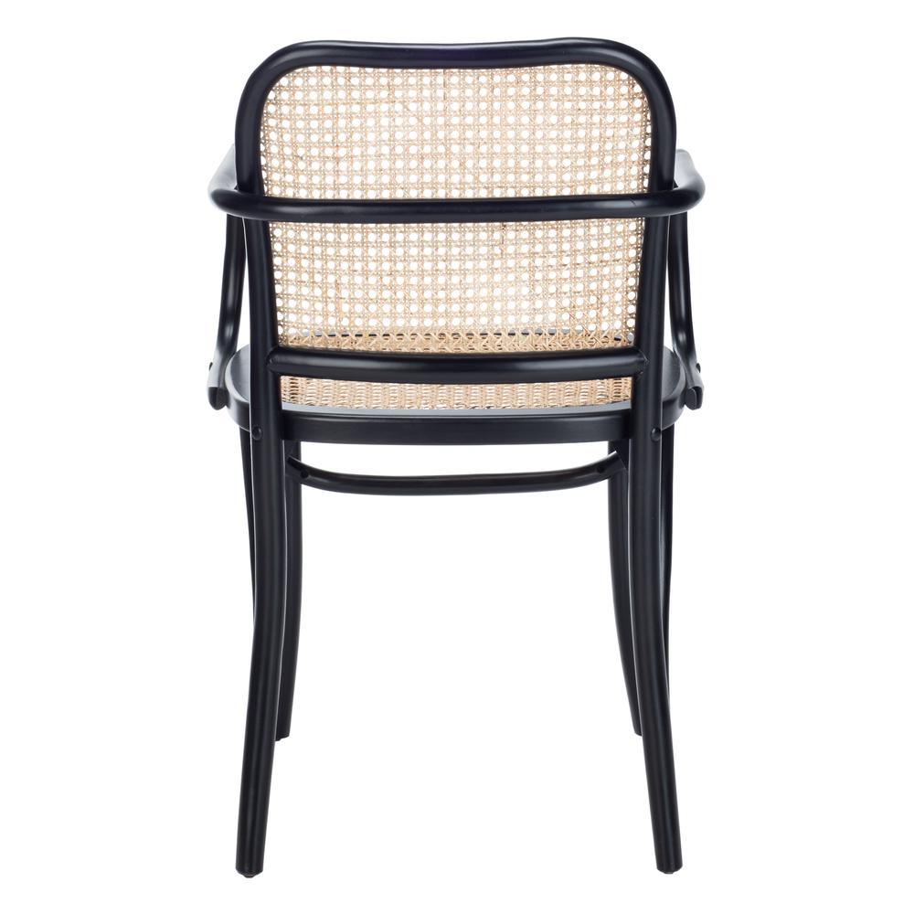 Keiko Cane Dining Chair, Black/Natural. Picture 2