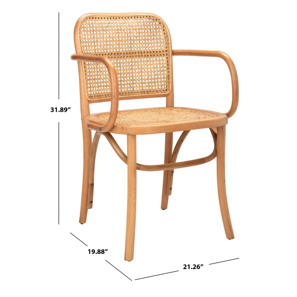 Keiko Cane Dining Chair, Natural. Picture 6