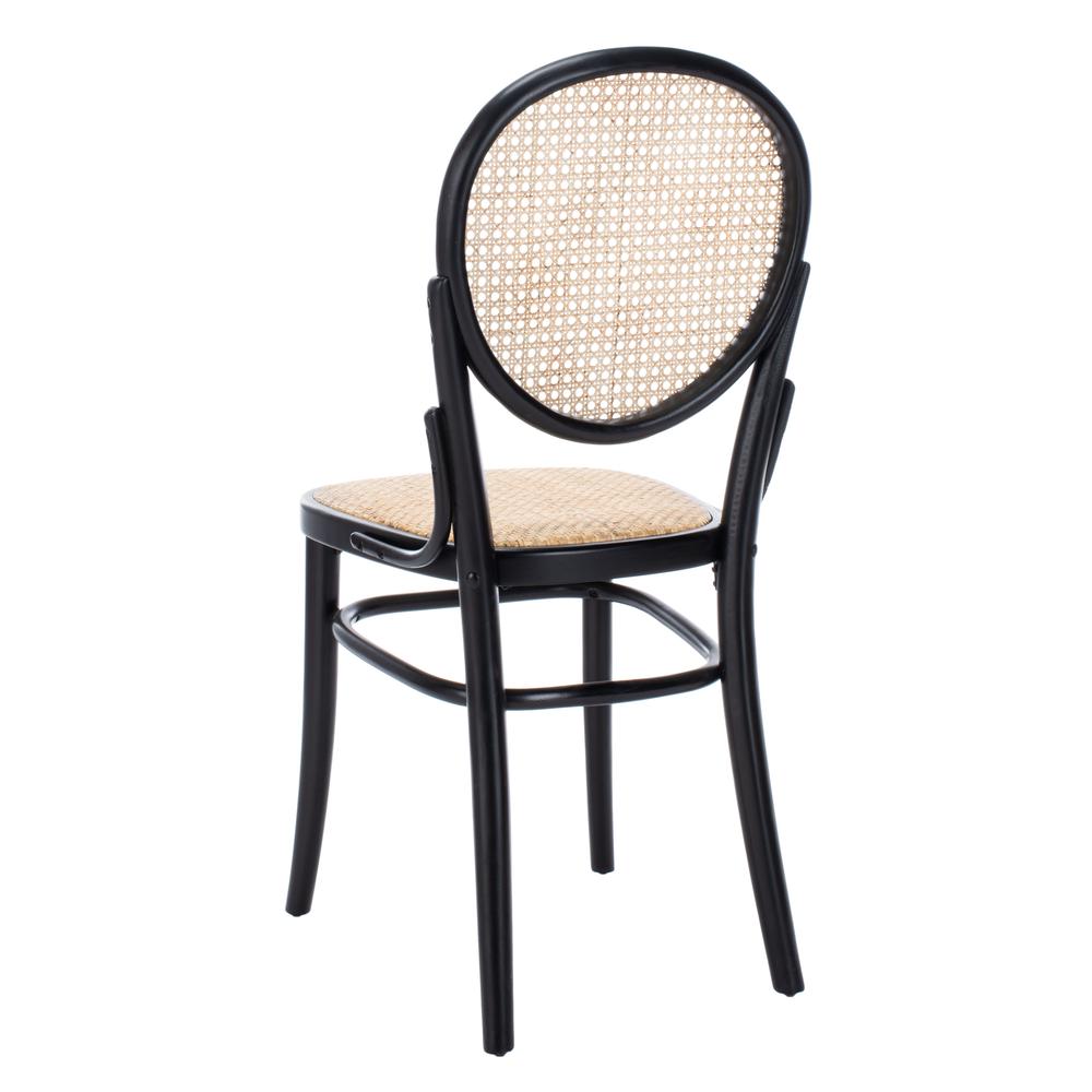 Sonia Cane Dining Chair, Black/Natural. Picture 3