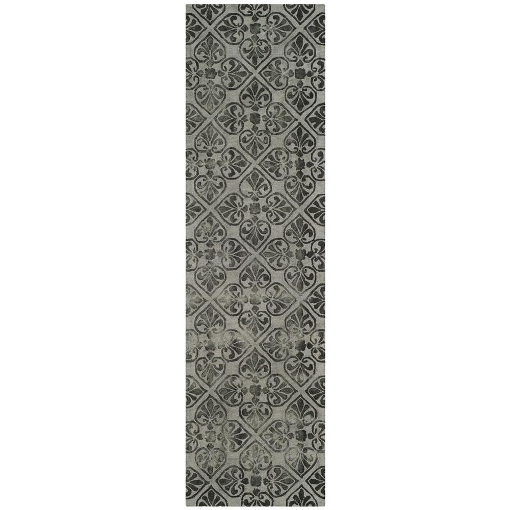 DIP DYE, GREY, 2'-3" X 8', Area Rug, DDY101A-28. Picture 1