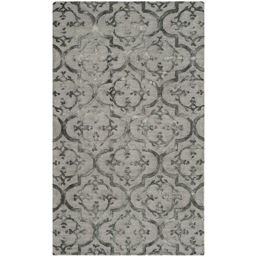 DIP DYE, GREY, 3' X 5', Area Rug, DDY102A-3. Picture 1