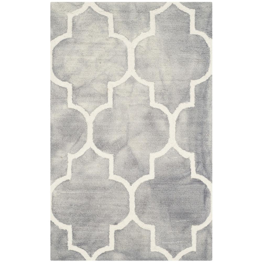 DIP DYE, GREY / IVORY, 2'-6" X 4', Area Rug, DDY535C-24. Picture 1