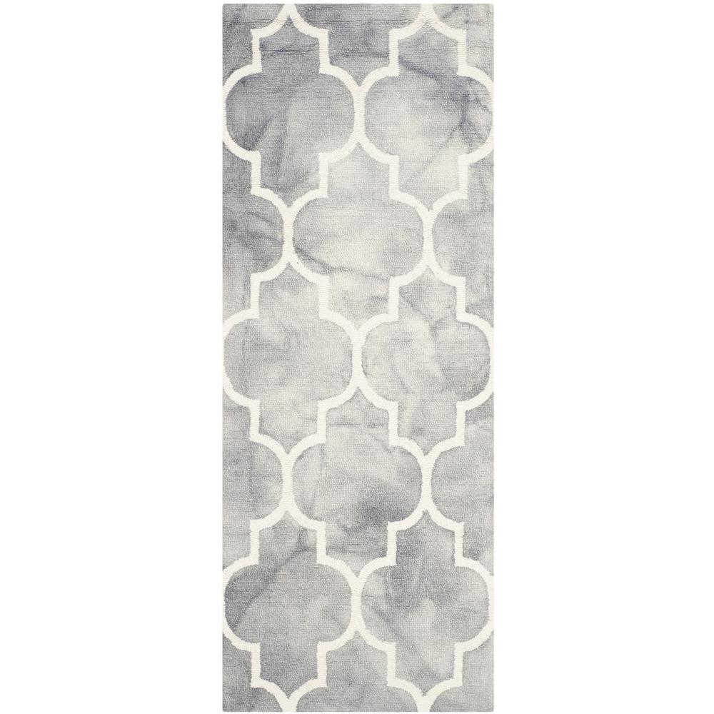 DIP DYE, GREY / IVORY, 2'-3" X 6', Area Rug, DDY535C-26. Picture 1