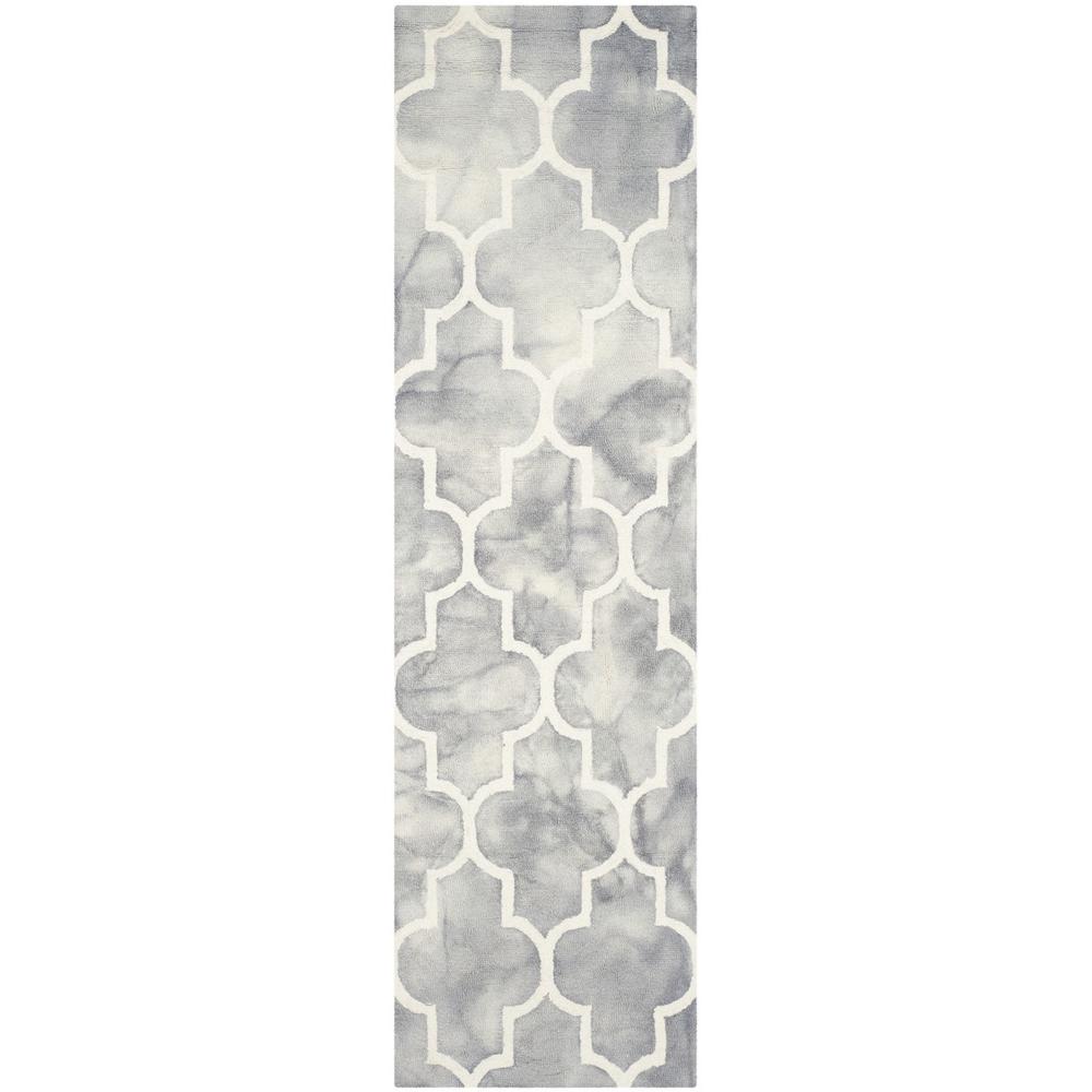 DIP DYE, GREY / IVORY, 2'-3" X 8', Area Rug, DDY535C-28. Picture 1